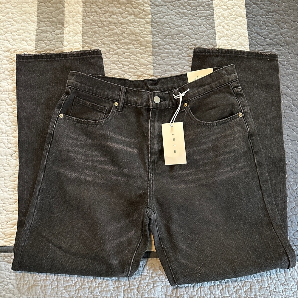 Mnml baggy everyday jeans. New with tags. NWT. Vintage black. 34 x 30 - Picture 9 of 11
